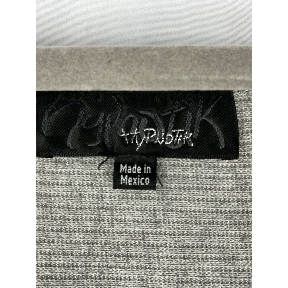 Hypnotik Gray Ribbed Knit Dress Medium Sleeveless Casual Stretch - Picture 4 of 12